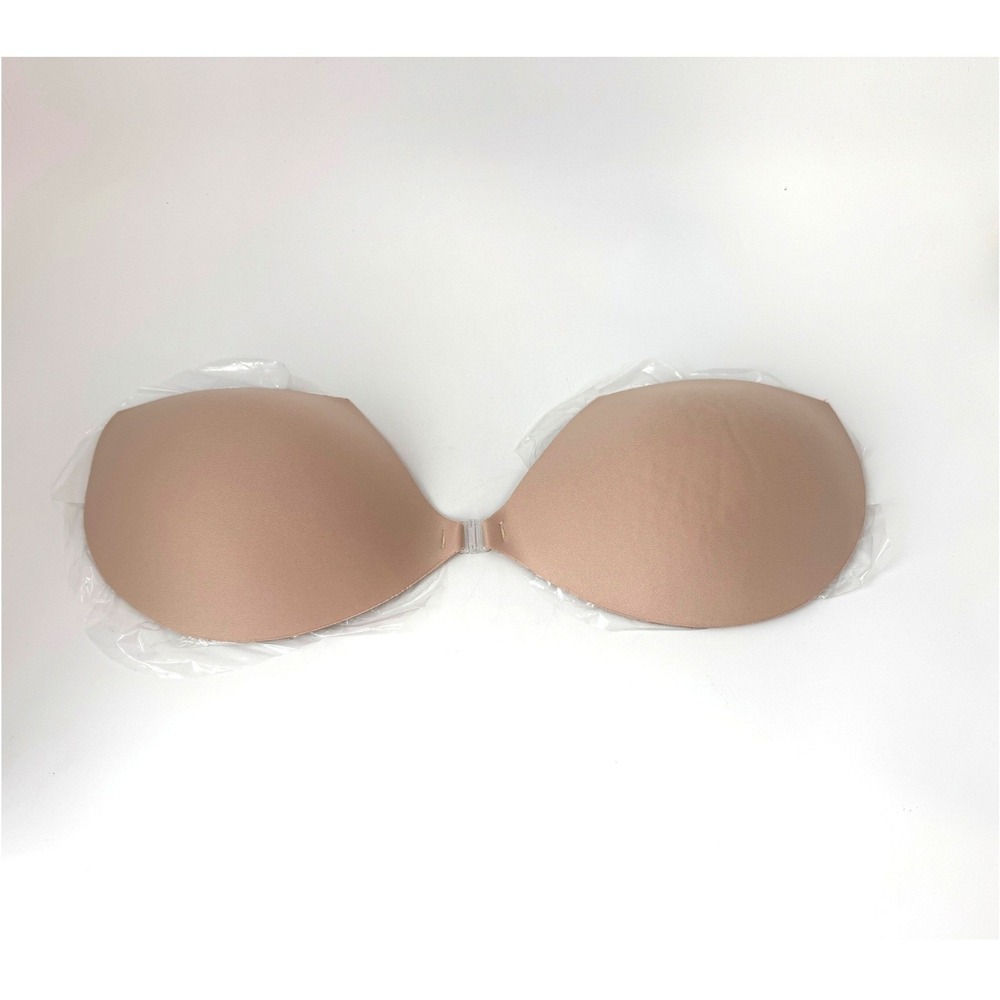 BOOMBA Demi Sticky Bra Beige Size G Strapless Adhesive Silicone NEW